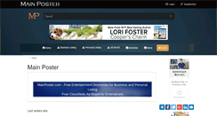 Desktop Screenshot of mainposter.com